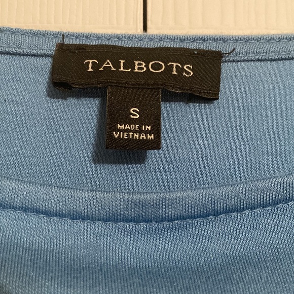 Talbots Two Toned Blue Shirt - Picture 4 of 4